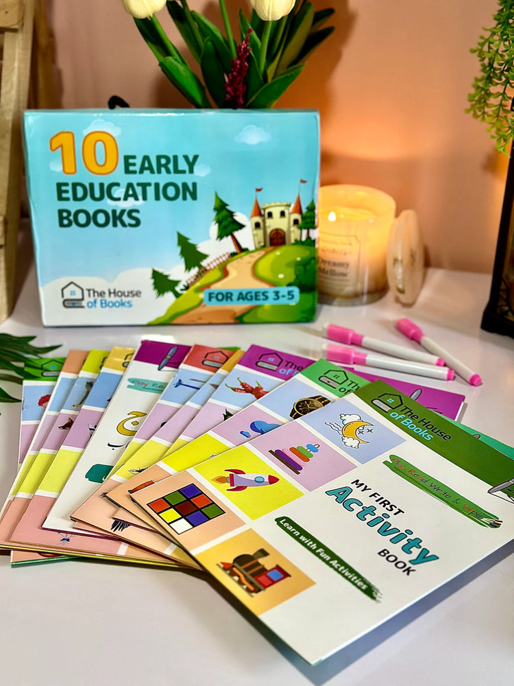 Write & Wipe Children - 10 Pcs Book Set