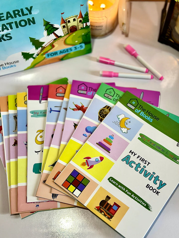 Write & Wipe Children - 10 Pcs Book Set