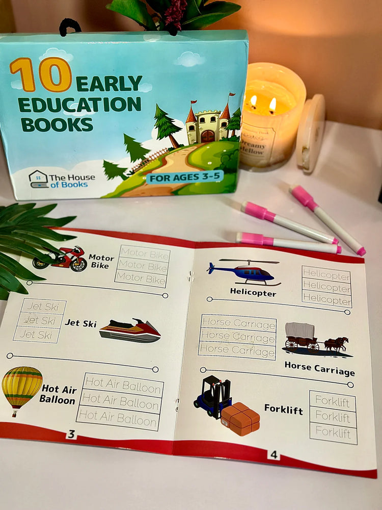 Write & Wipe Children - 10 Pcs Book Set