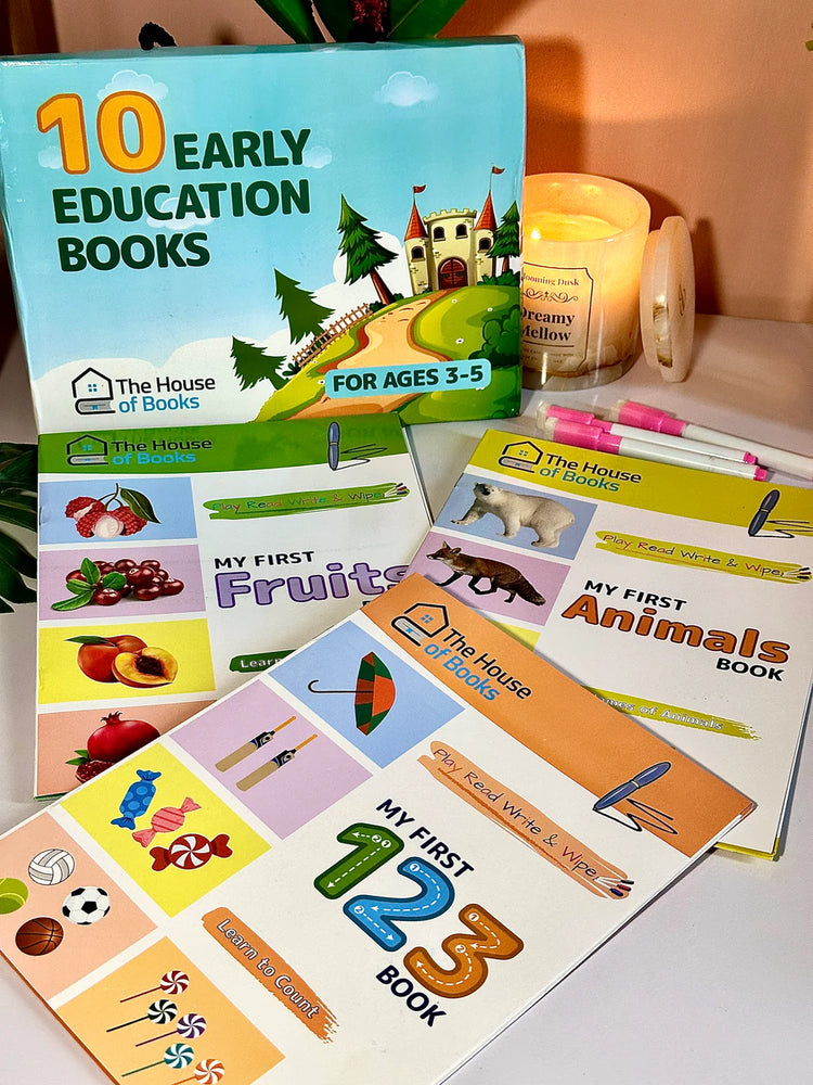 Write & Wipe Children - 10 Pcs Book Set
