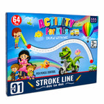 Activity Book 64 Pcs With 2 Pens