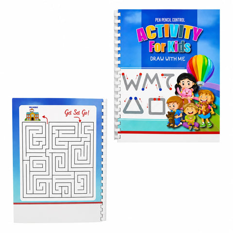 Activity Book 64 Pcs With 2 Pens