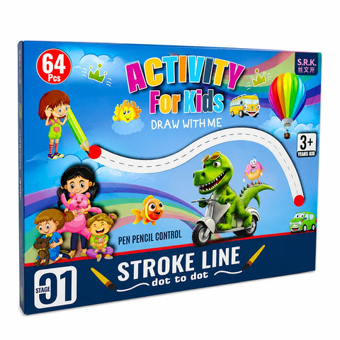 Activity Book 64 Pcs With 2 Pens