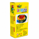 100 Pcs Wooden Colorful Domino Blocks