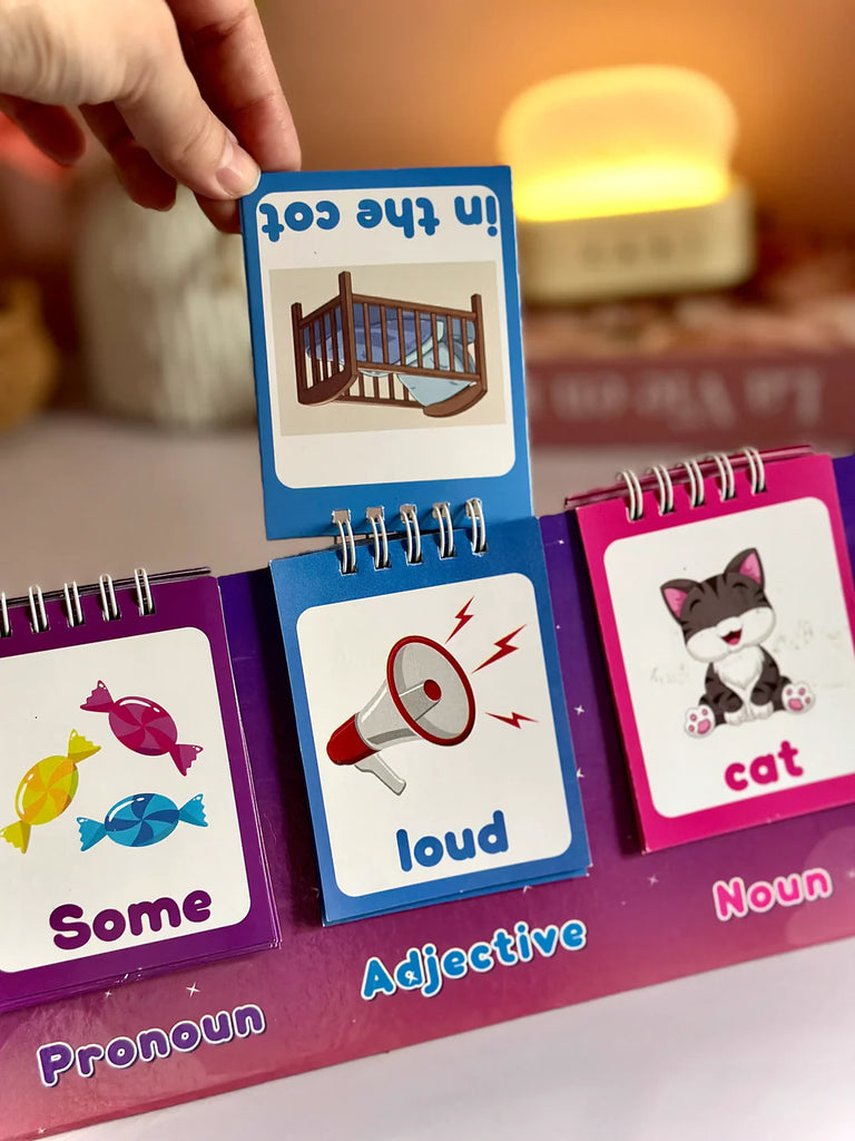 Sentence Building Flip Charts - 102 Double Sided Cards