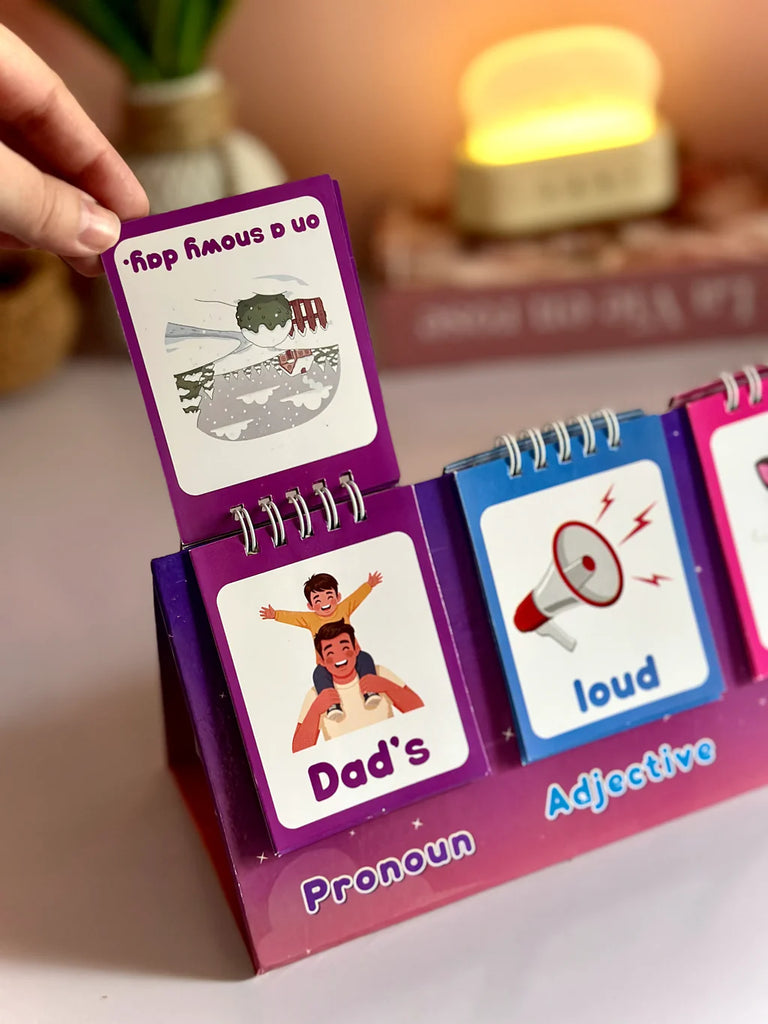 Sentence Building Flip Charts - 102 Double Sided Cards