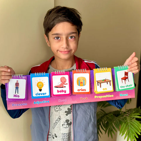 Sentence Building Flip Charts - 102 Double Sided Cards