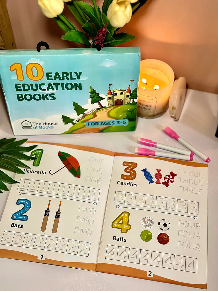 Write & Wipe Children - 10 Pcs Book Set