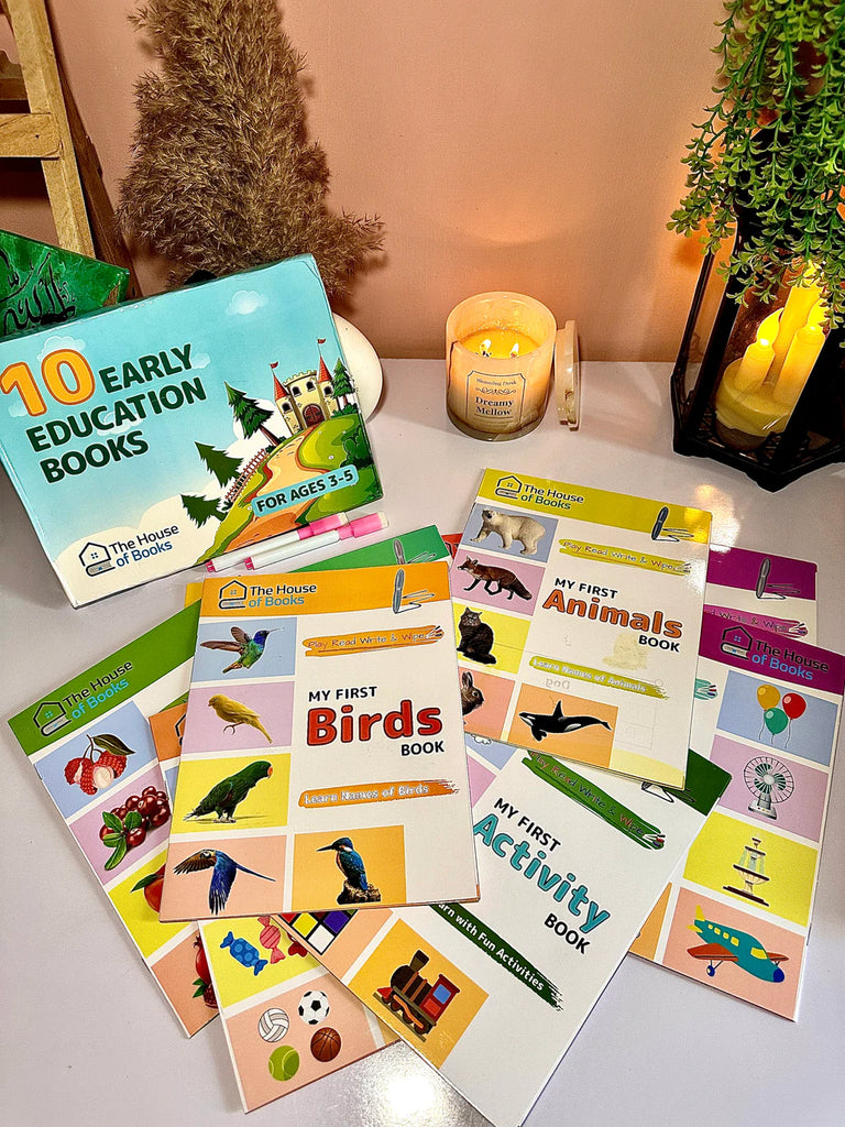 Write & Wipe Children - 10 Pcs Book Set