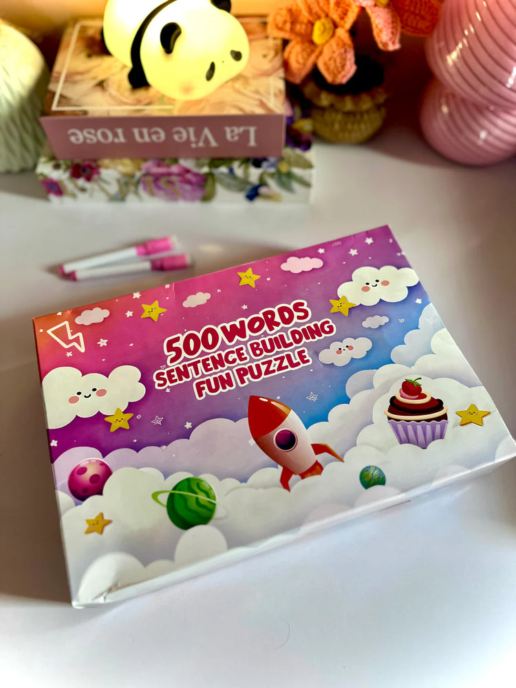 500 Words Sentence Building Puzzle for Kids