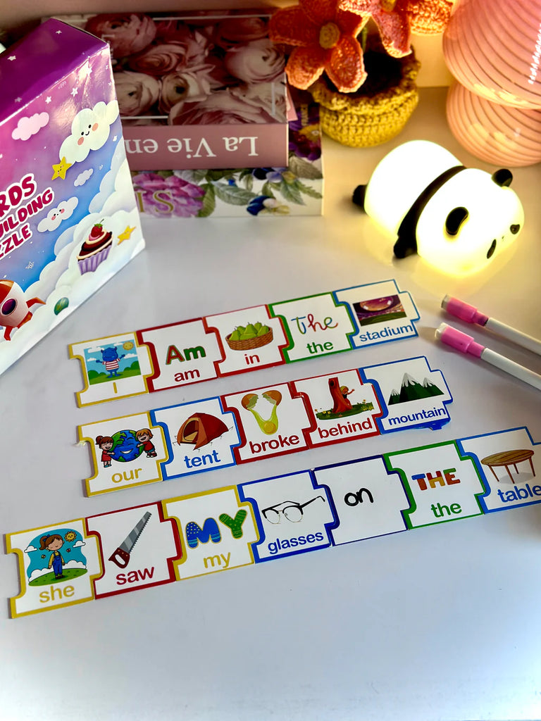 500 Words Sentence Building Puzzle for Kids